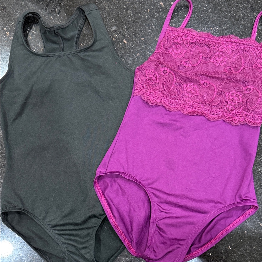 Kids Dance Leotards Set of 2